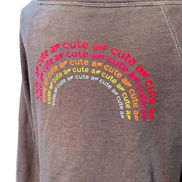 2/$25 RARE Fabletics Cute AF back detail boatneck sweatshirt - Picture 2 of 7